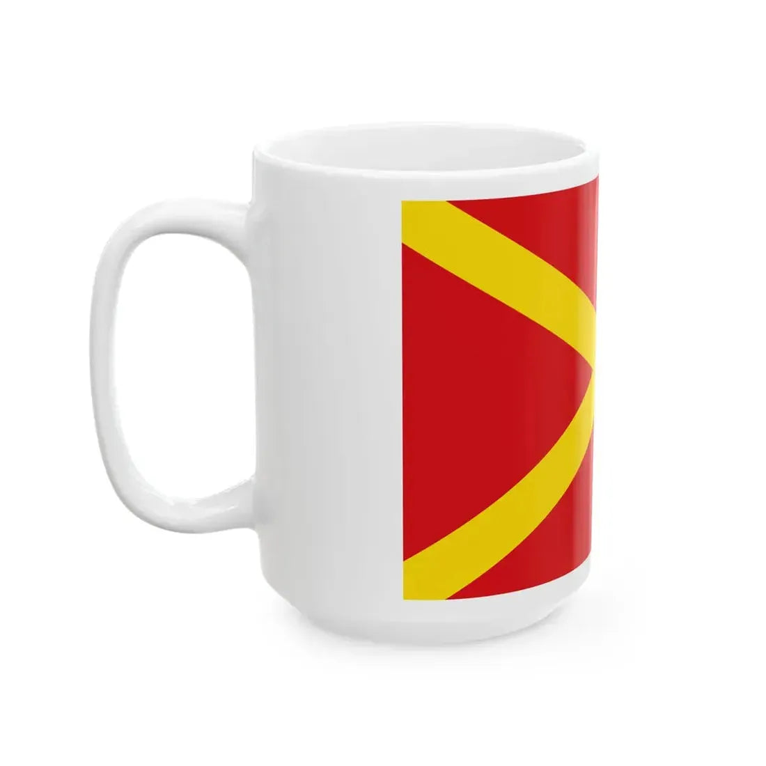 Flag of Virton (Belgium) White Coffee Mug - Go Mug Yourself