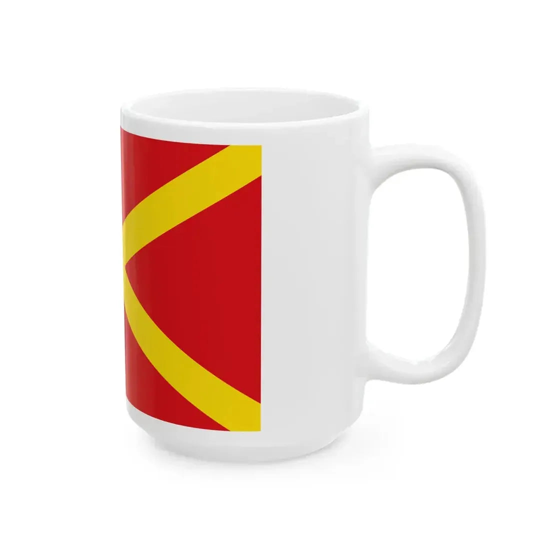Flag of Virton (Belgium) White Coffee Mug - Go Mug Yourself