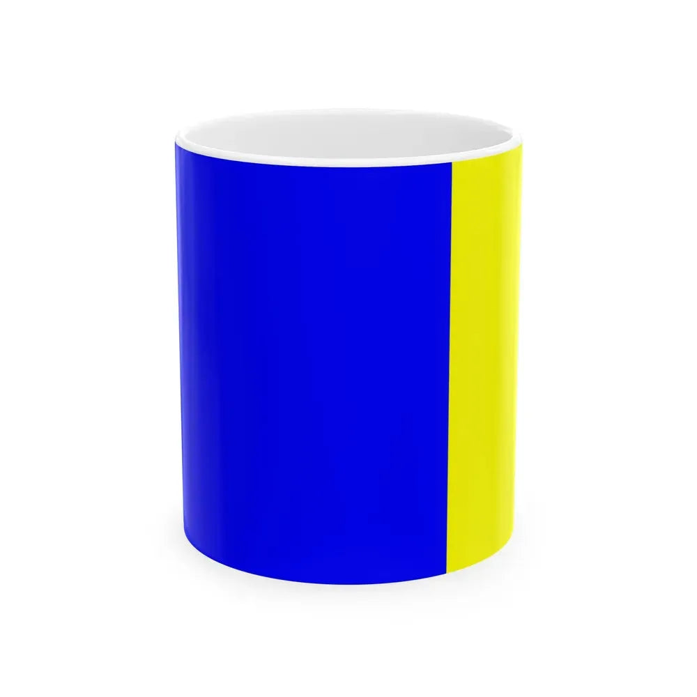Flag of Viterbo Italy - White Coffee Mug 11oz - Go Mug Yourself