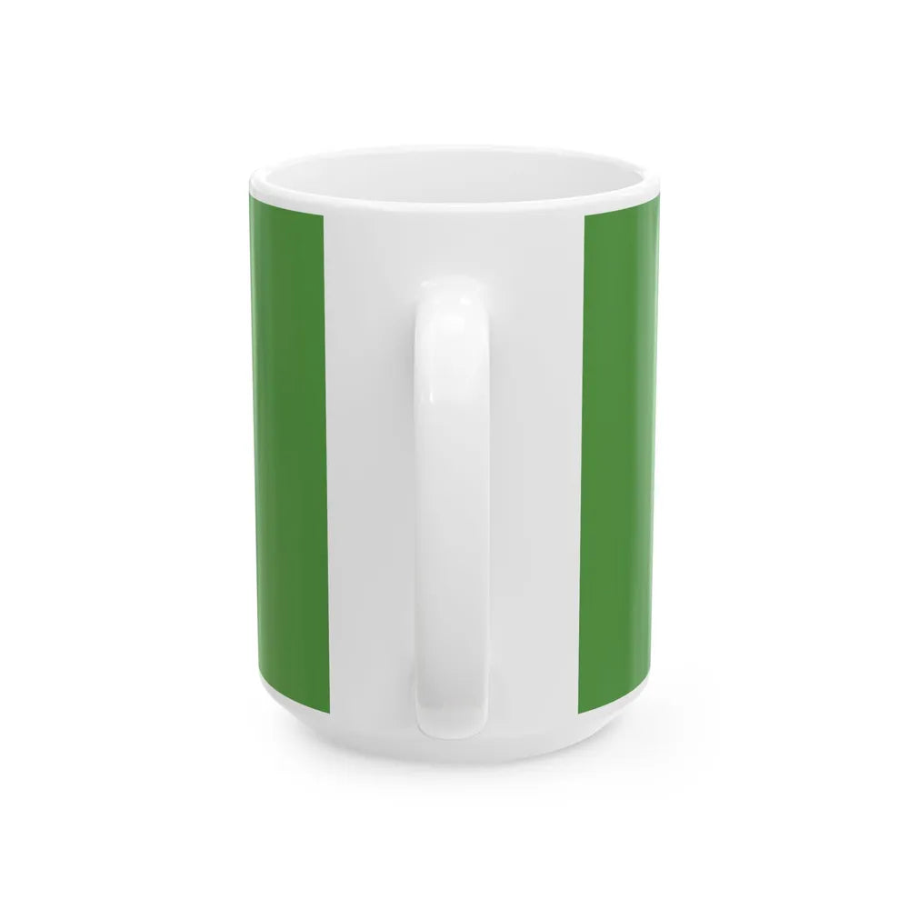 Flag of Vitsebsk region (Belarus) White Coffee Mug - Go Mug Yourself