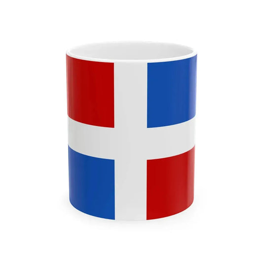 Flag of Vittorio Veneto (Italy) White Coffee Mug 11oz - Go Mug Yourself