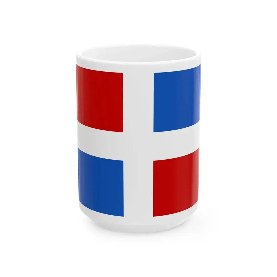 Flag of Vittorio Veneto (Italy) White Coffee Mug 15oz - Go Mug Yourself