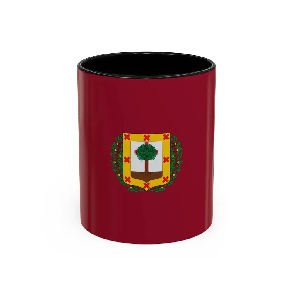 Flag of Vizcaya Spain - Accent Coffee Mug 11oz Black - Go Mug Yourself