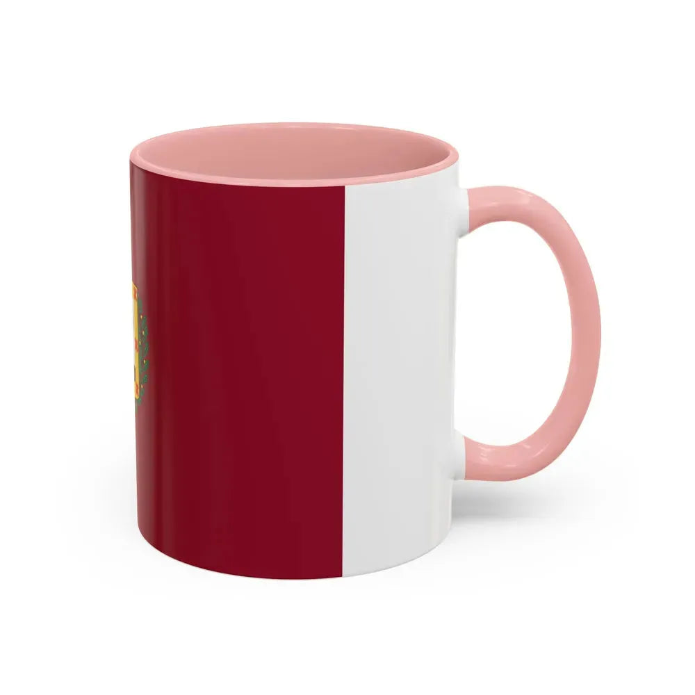 Flag of Vizcaya Spain - Accent Coffee Mug - Go Mug Yourself