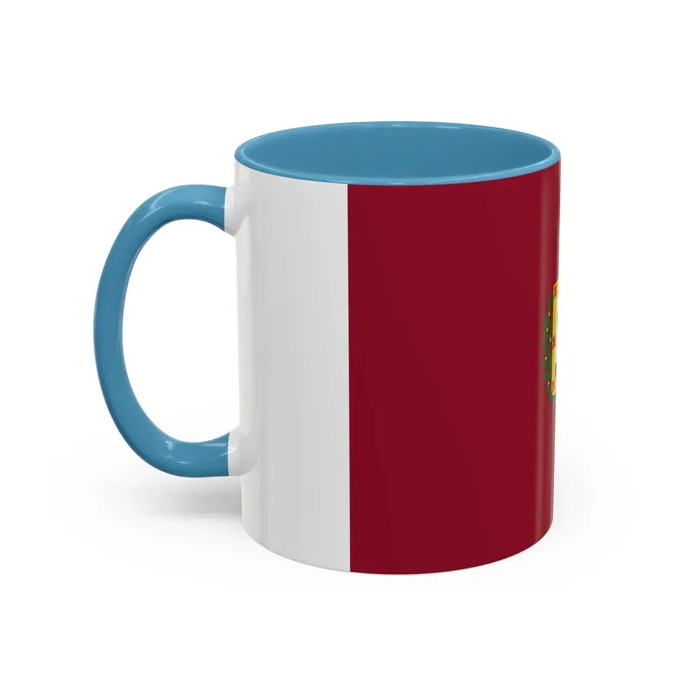 Flag of Vizcaya Spain - Accent Coffee Mug - Go Mug Yourself