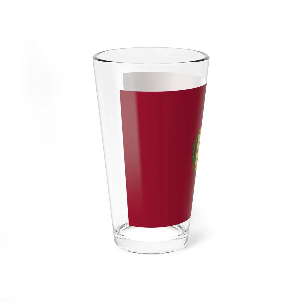 Flag of Vizcaya Spain - Pint Glass 16oz - Go Mug Yourself