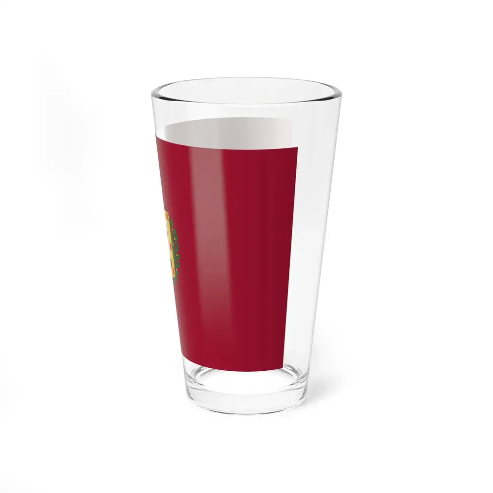 Flag of Vizcaya Spain - Pint Glass 16oz - Go Mug Yourself