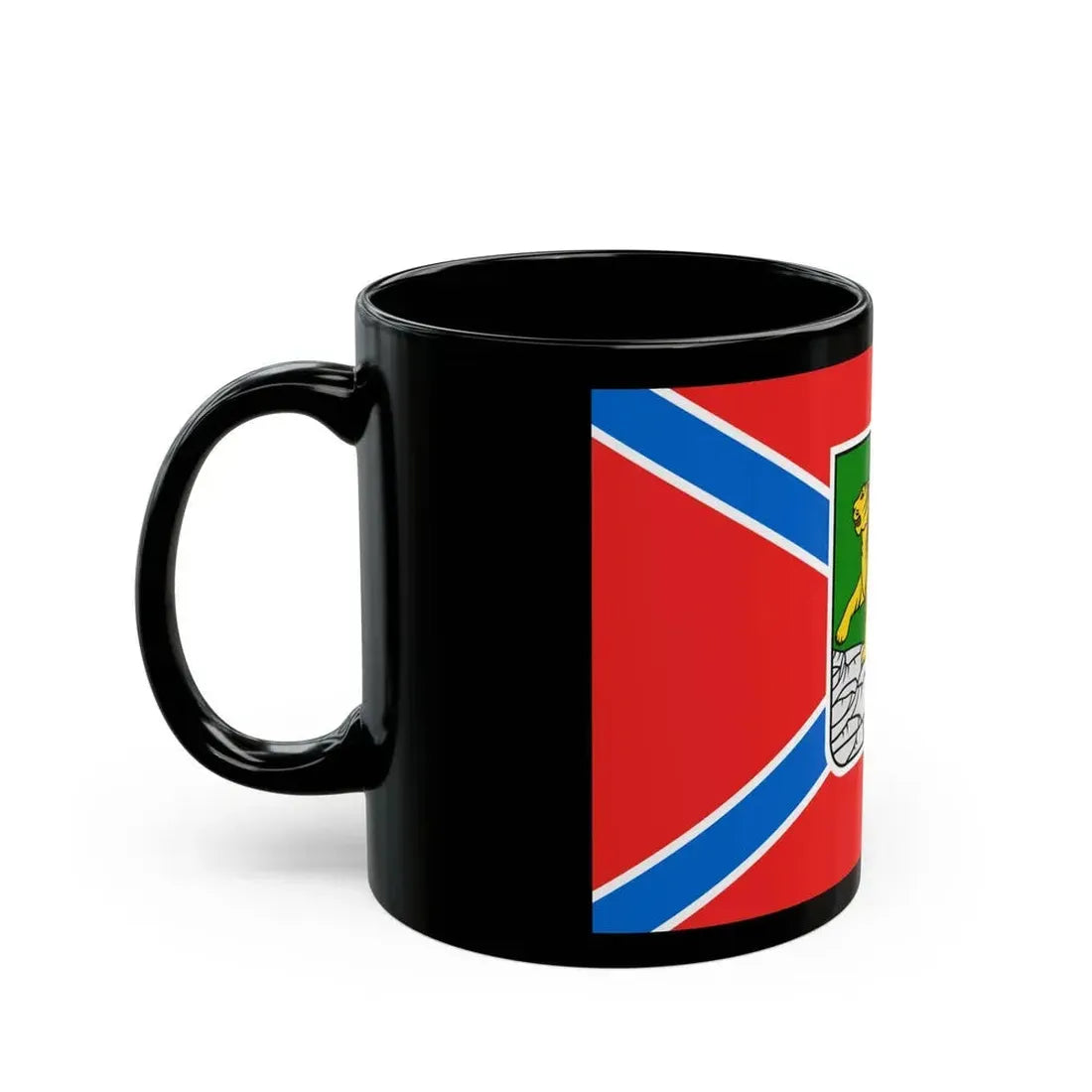 Flag of Vladivostok Russia - Black Coffee Mug - Go Mug Yourself