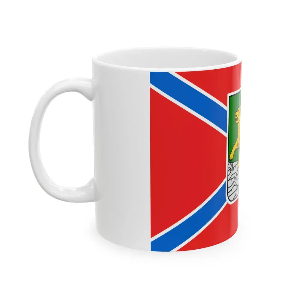 Flag of Vladivostok Russia - White Coffee Mug - Go Mug Yourself