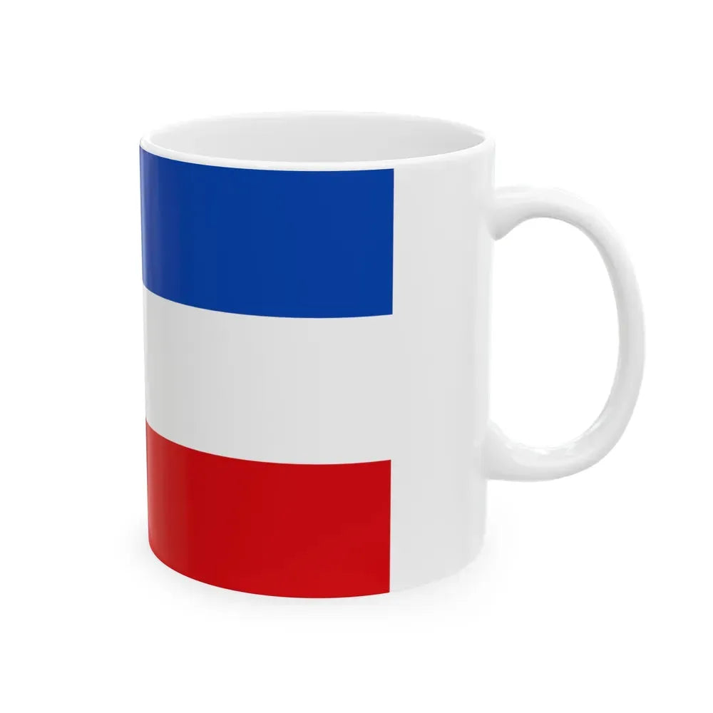 Flag of Vogelsbergkreis Germany - White Coffee Mug - Go Mug Yourself