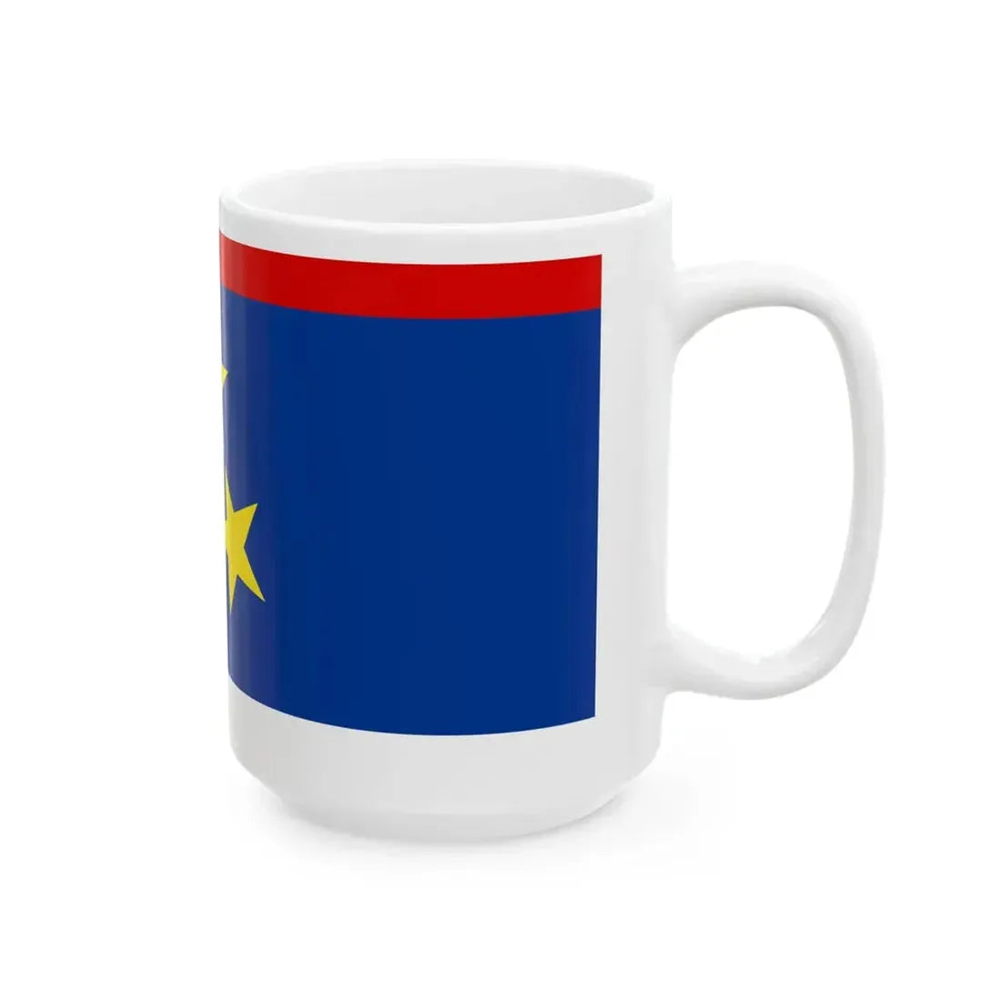 Flag of Vojvodina (Serbia) White Coffee Mug - Go Mug Yourself