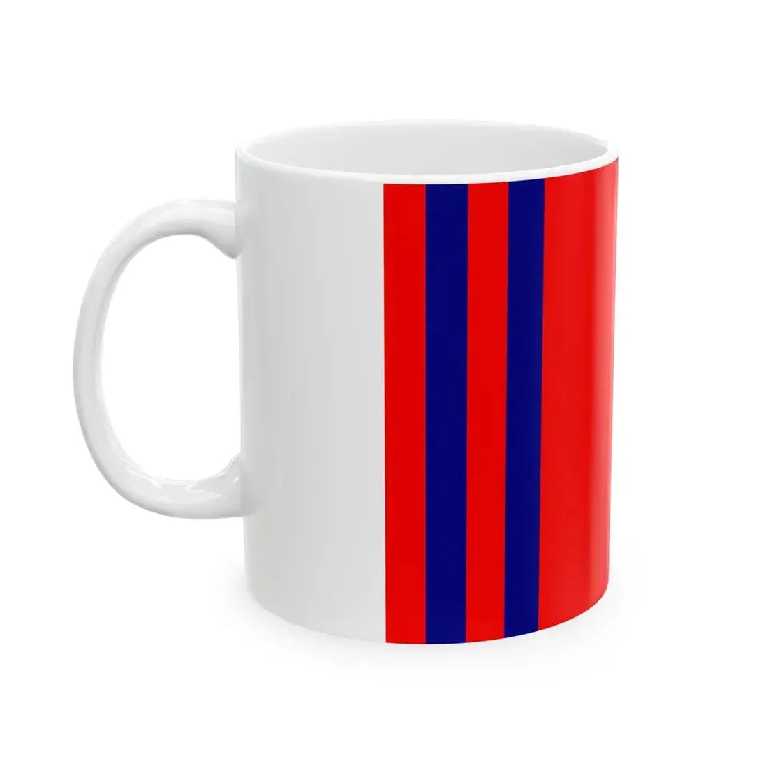 Flag of Volgograd Oblast Russia - White Coffee Mug - Go Mug Yourself