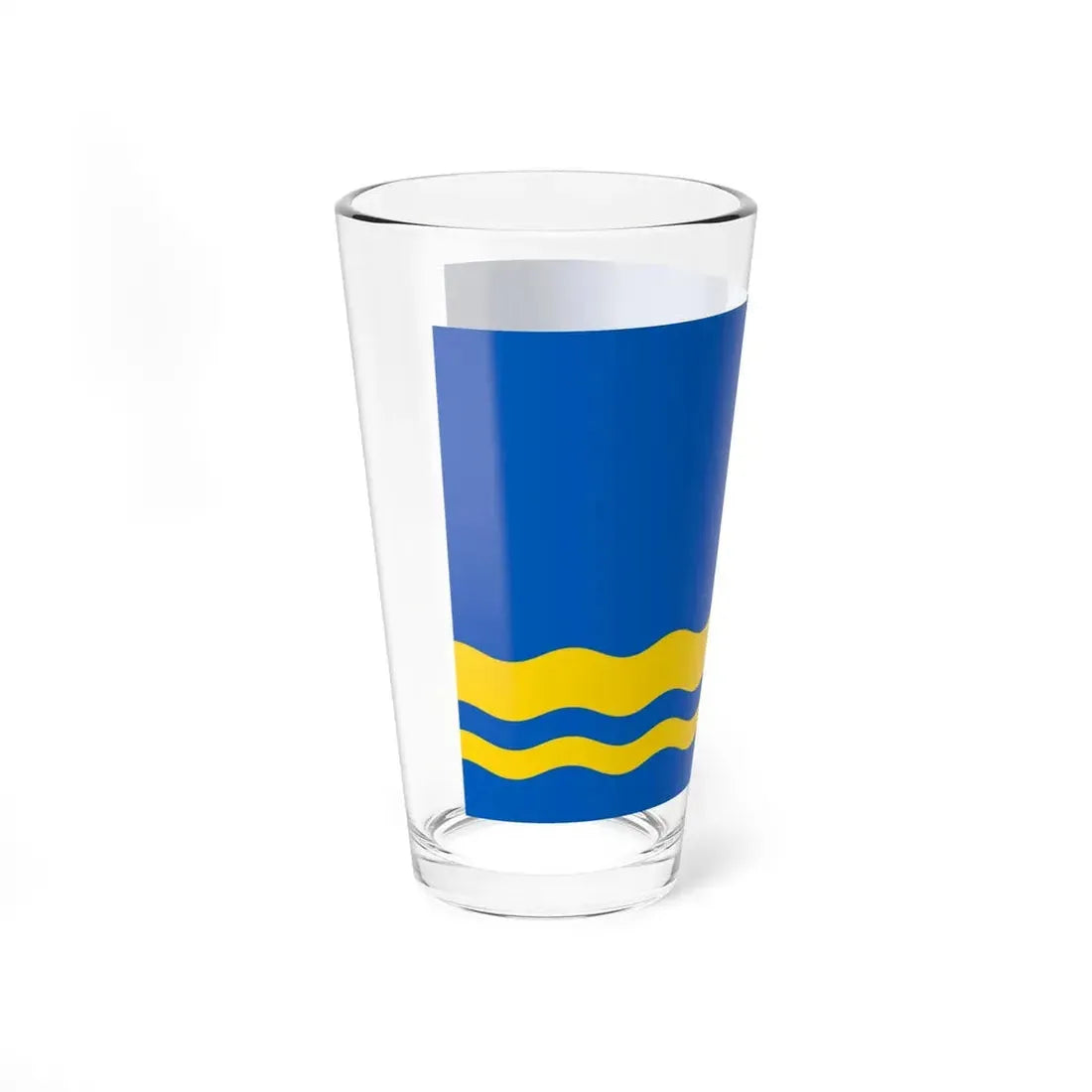 Flag of Volnovakha Raion Ukraine (Ukraine) Pint Glass 16oz - Go Mug Yourself