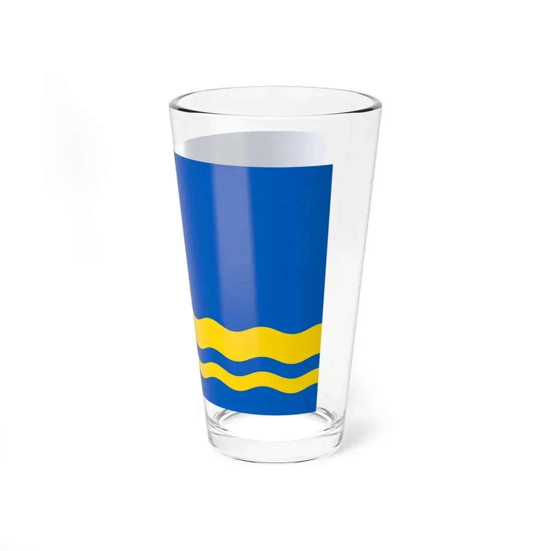 Flag of Volnovakha Raion Ukraine (Ukraine) Pint Glass 16oz - Go Mug Yourself