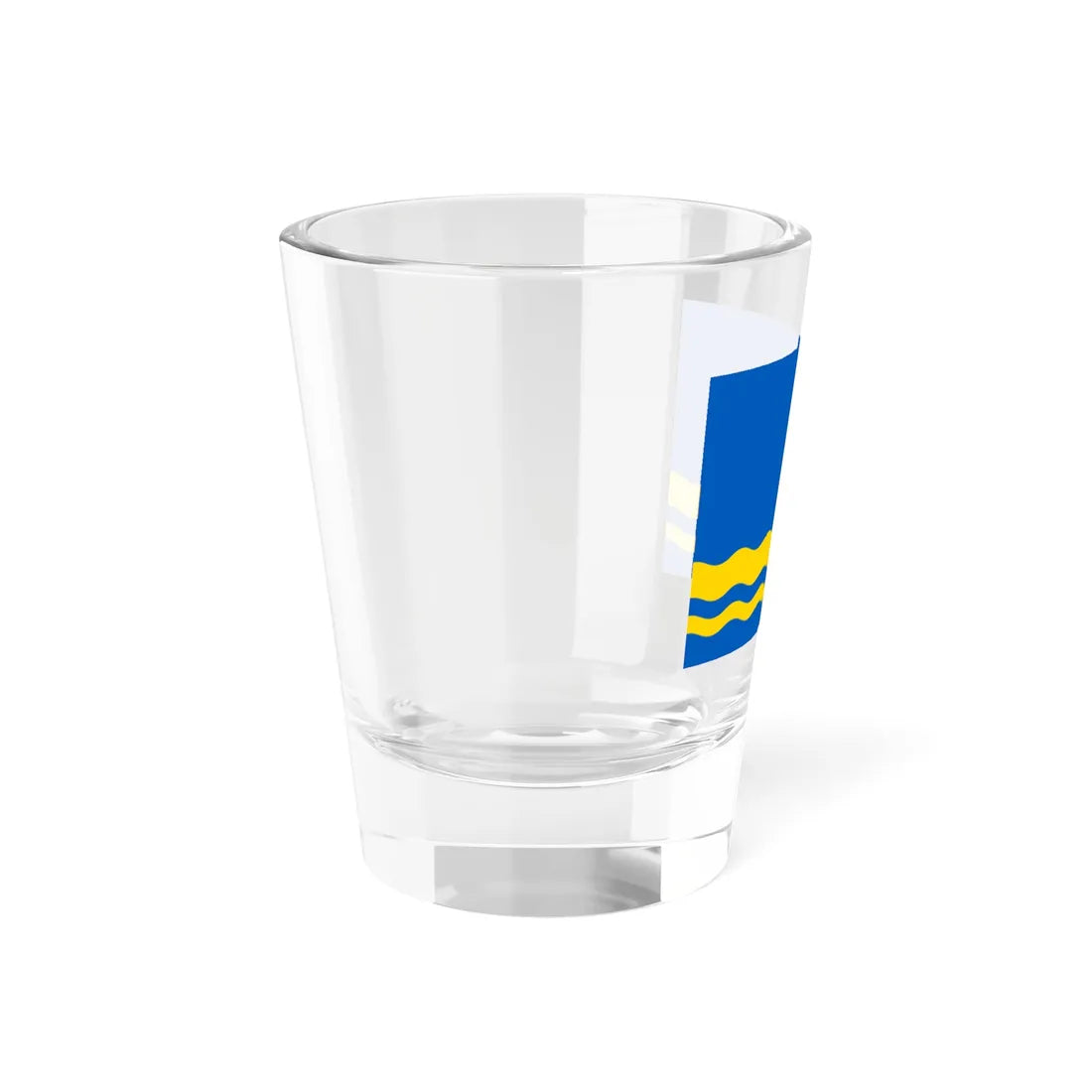 Flag of Volnovakha Raion Ukraine (Ukraine) Shot Glass 1.5oz - Go Mug Yourself