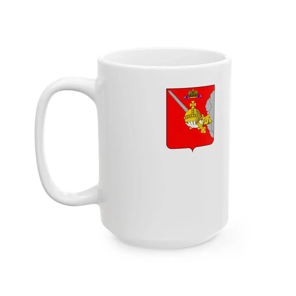 Flag of Vologda Oblast Russia - White Coffee Mug - Go Mug Yourself