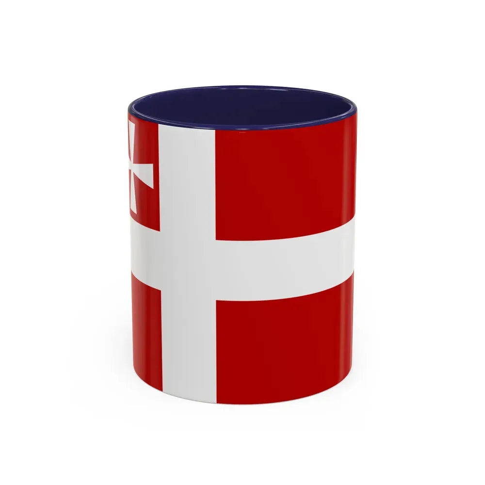 Flag of Volyn Oblast Ukraine - Accent Coffee Mug 11oz Navy - Go Mug Yourself