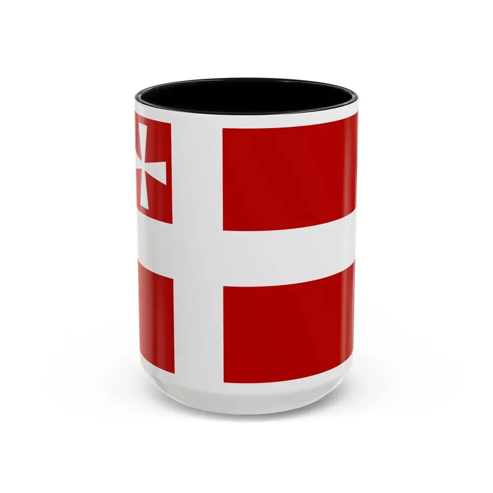 Flag of Volyn Oblast Ukraine - Accent Coffee Mug 15oz Black - Go Mug Yourself