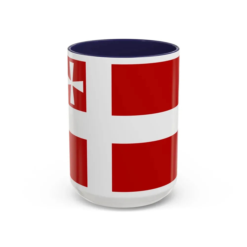 Flag of Volyn Oblast Ukraine - Accent Coffee Mug 15oz Navy - Go Mug Yourself