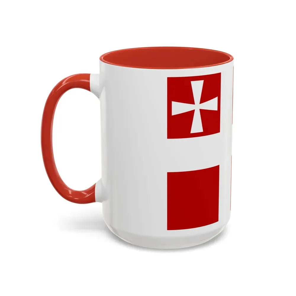 Flag of Volyn Oblast Ukraine - Accent Coffee Mug - Go Mug Yourself