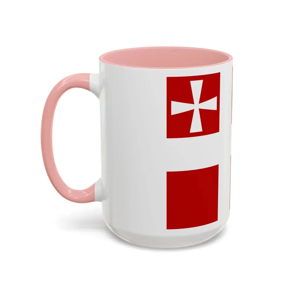 Flag of Volyn Oblast Ukraine - Accent Coffee Mug - Go Mug Yourself