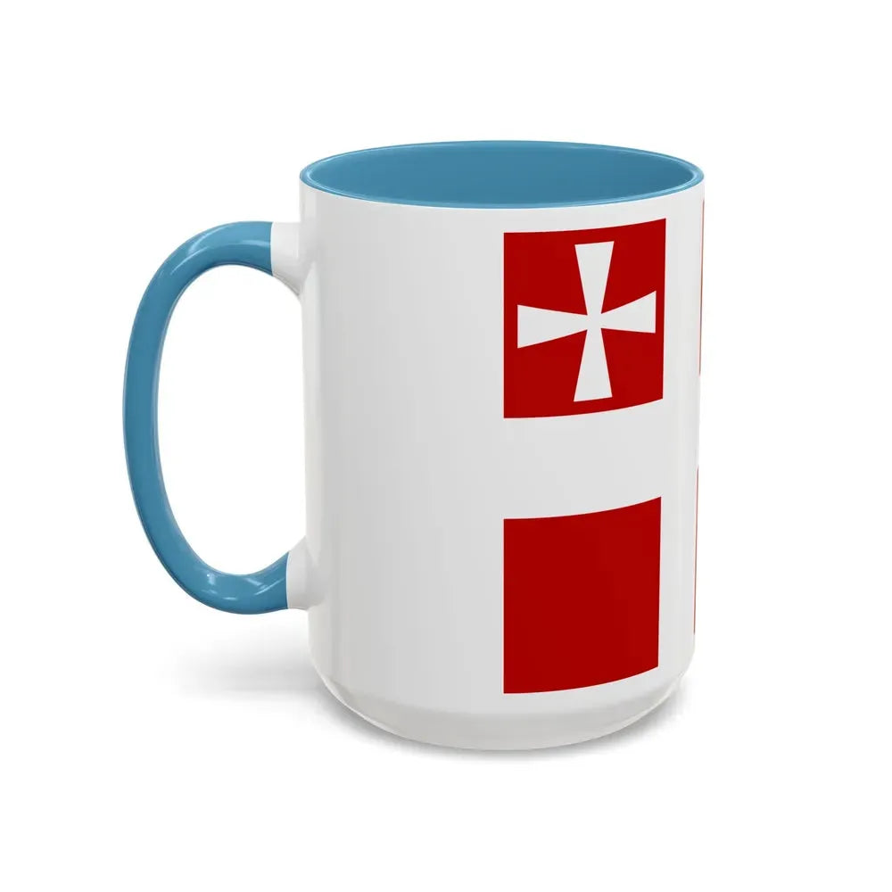 Flag of Volyn Oblast Ukraine - Accent Coffee Mug - Go Mug Yourself