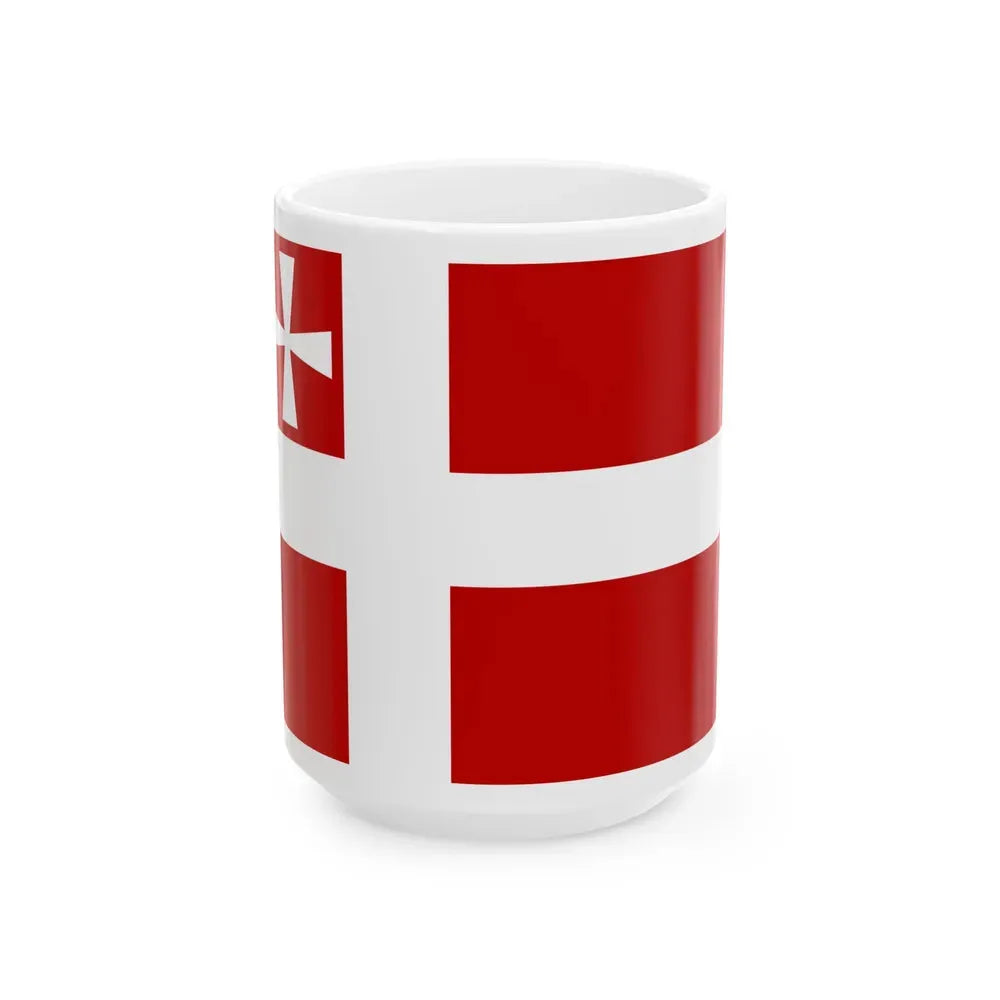 Flag of Volyn Oblast Ukraine - White Coffee Mug 15oz - Go Mug Yourself