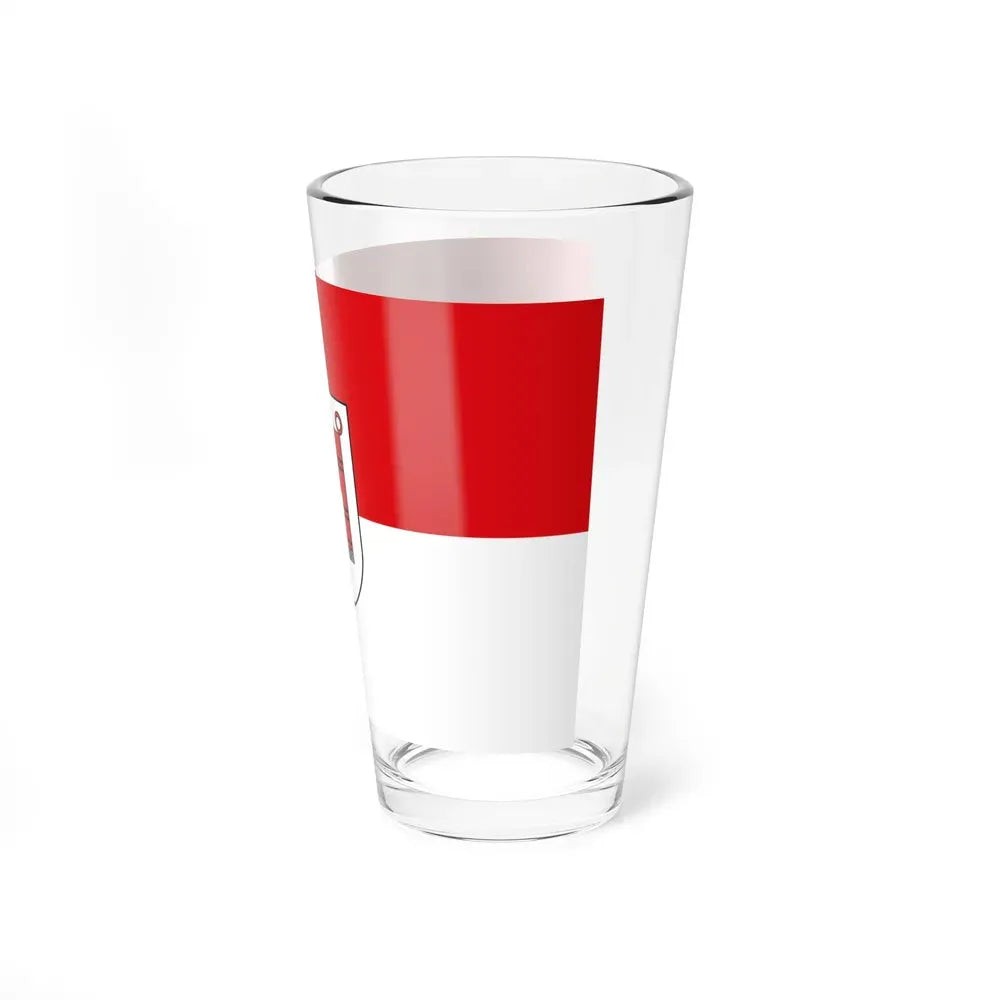 Flag of Vorarlberg Austria - Pint Glass 16oz - Go Mug Yourself