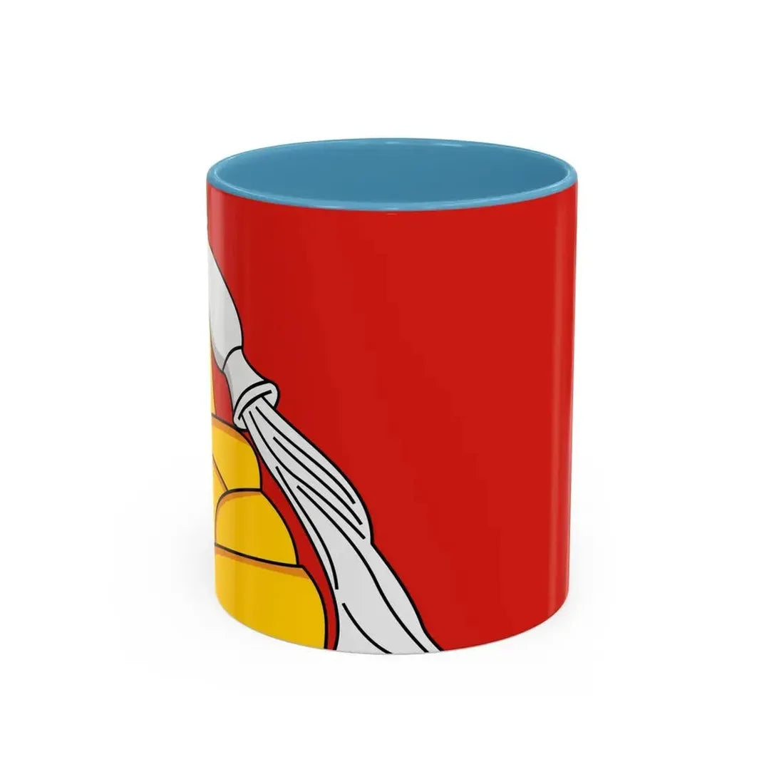 Flag of Voronezh Oblast Russia - Accent Coffee Mug 11oz Light Blue - Go Mug Yourself