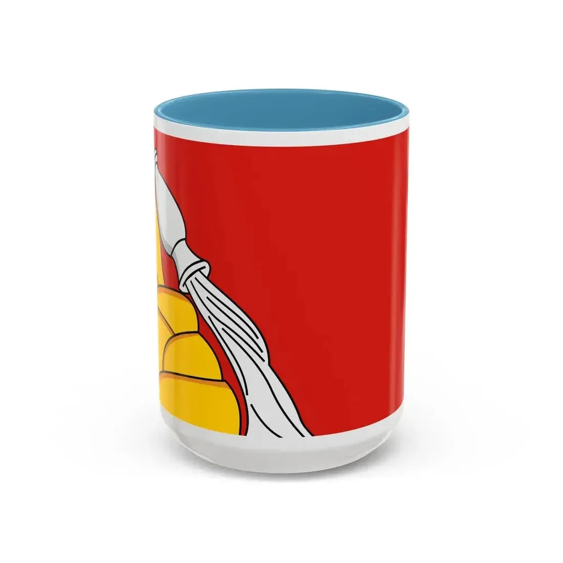 Flag of Voronezh Oblast Russia - Accent Coffee Mug 15oz Light Blue - Go Mug Yourself