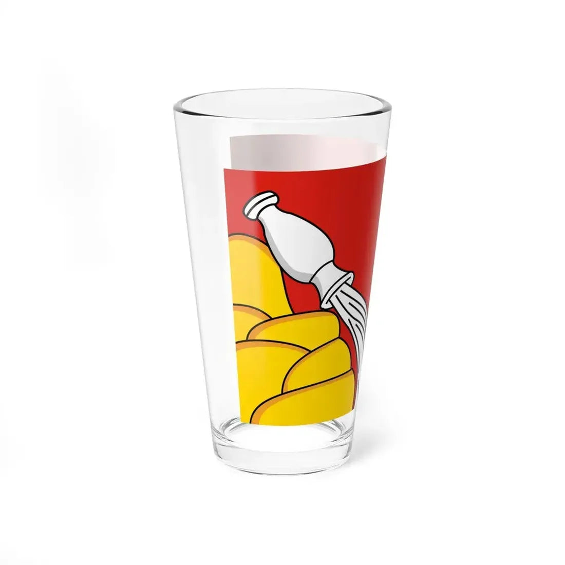Flag of Voronezh Oblast Russia - Pint Glass 16oz - Go Mug Yourself
