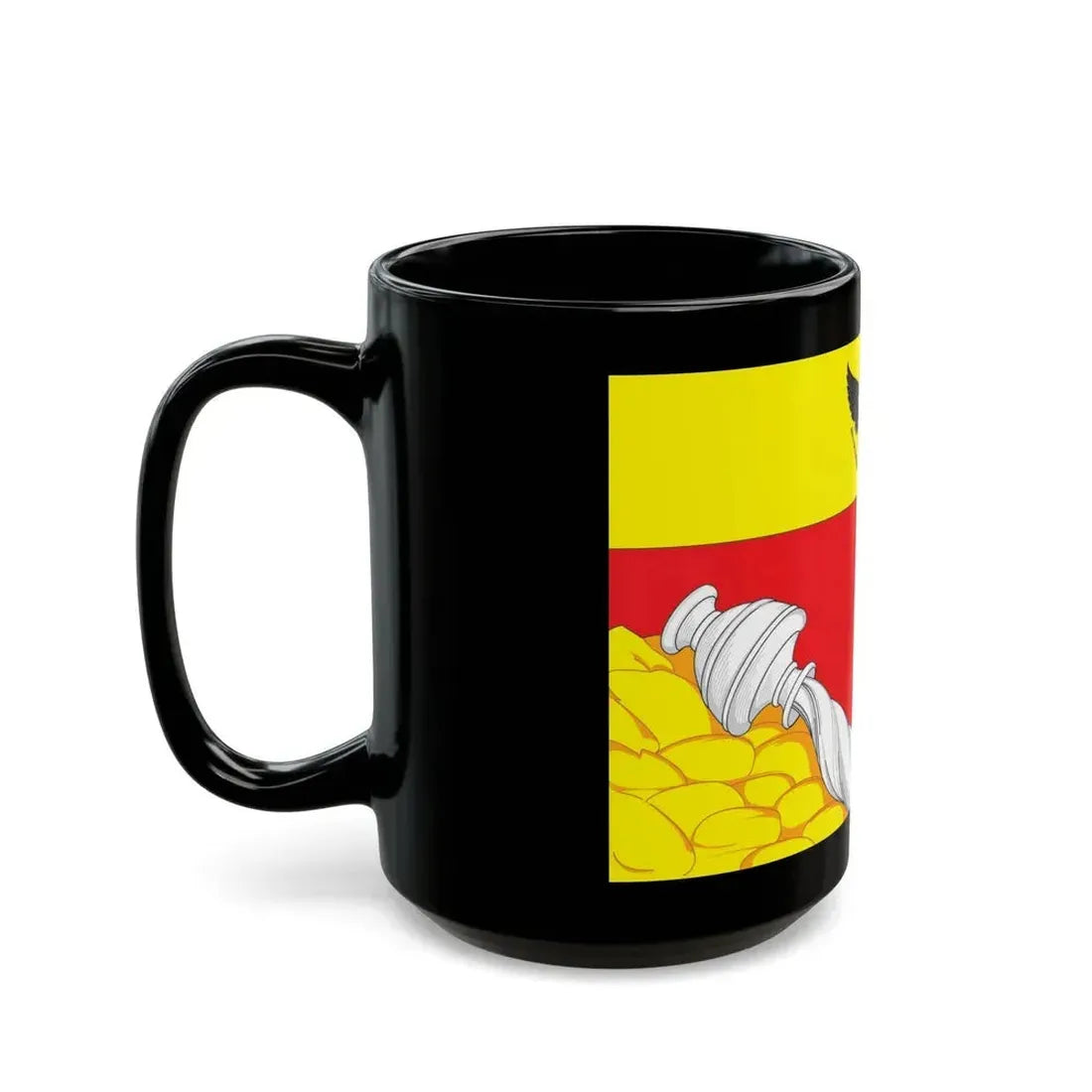 Flag of Voronezh Russia - Black Coffee Mug - Go Mug Yourself