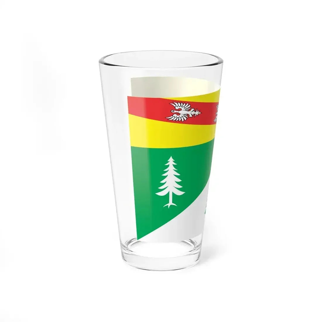 Flag of Vosges France 2 - Pint Glass 16oz - Go Mug Yourself