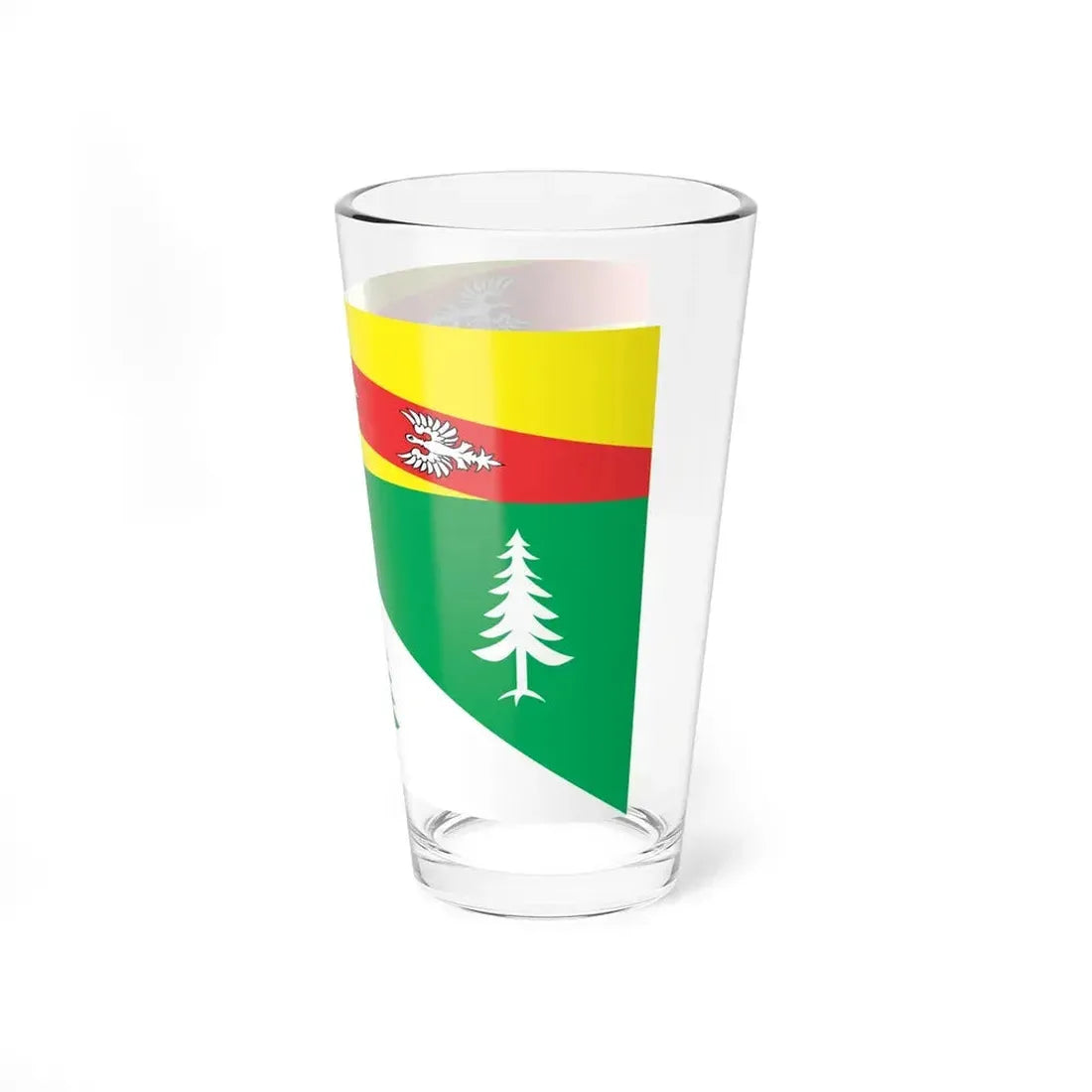 Flag of Vosges France 2 - Pint Glass 16oz - Go Mug Yourself