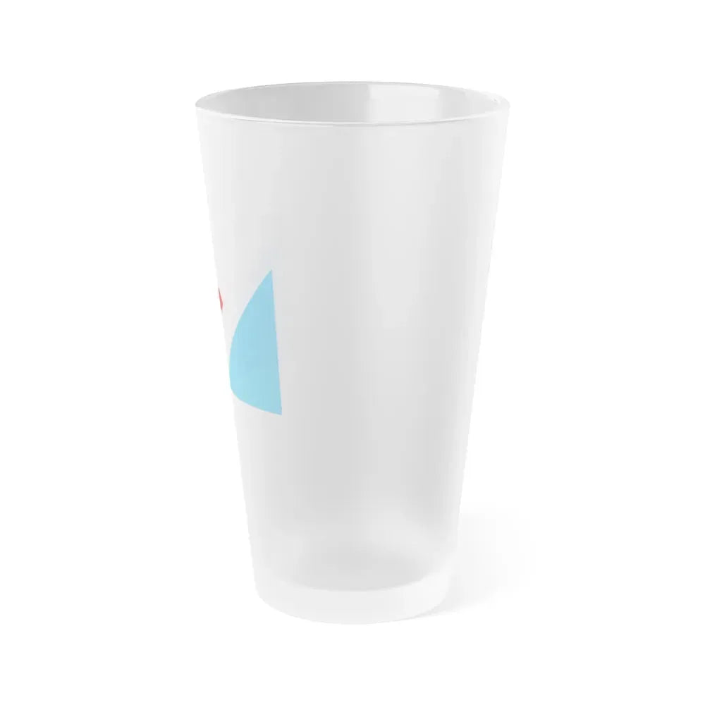 Flag of Votes Estonia - Frosted Pint Glass 16oz - Go Mug Yourself