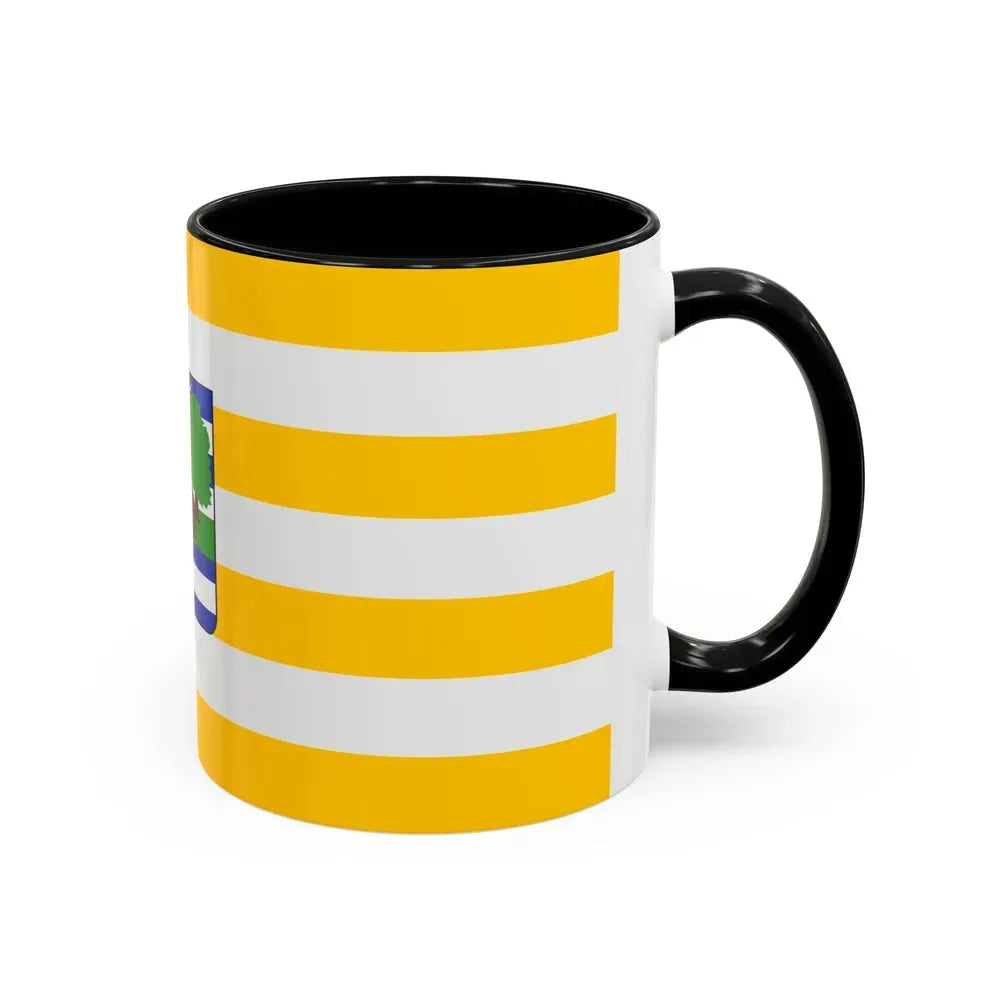 Flag of Vukovar Srijem County Croatia - Accent Coffee Mug - Go Mug Yourself