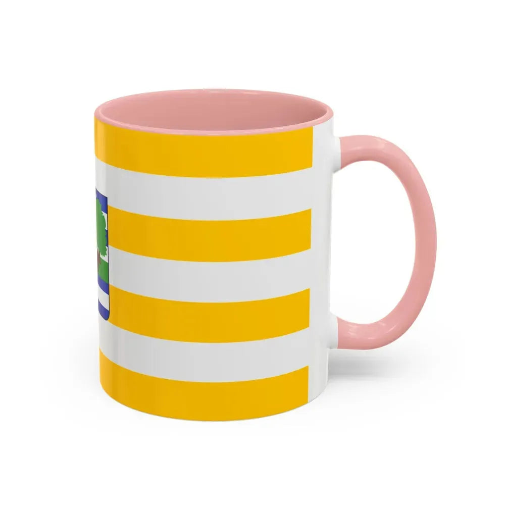 Flag of Vukovar Srijem County Croatia - Accent Coffee Mug - Go Mug Yourself