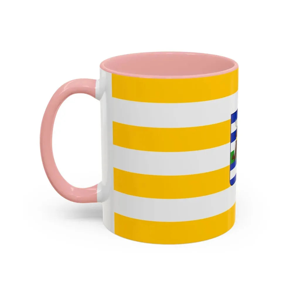 Flag of Vukovar Srijem County Croatia - Accent Coffee Mug - Go Mug Yourself