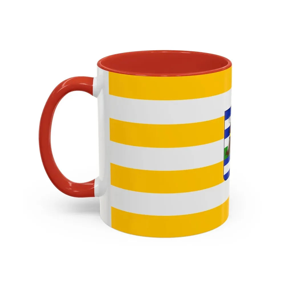 Flag of Vukovar Srijem County Croatia - Accent Coffee Mug - Go Mug Yourself