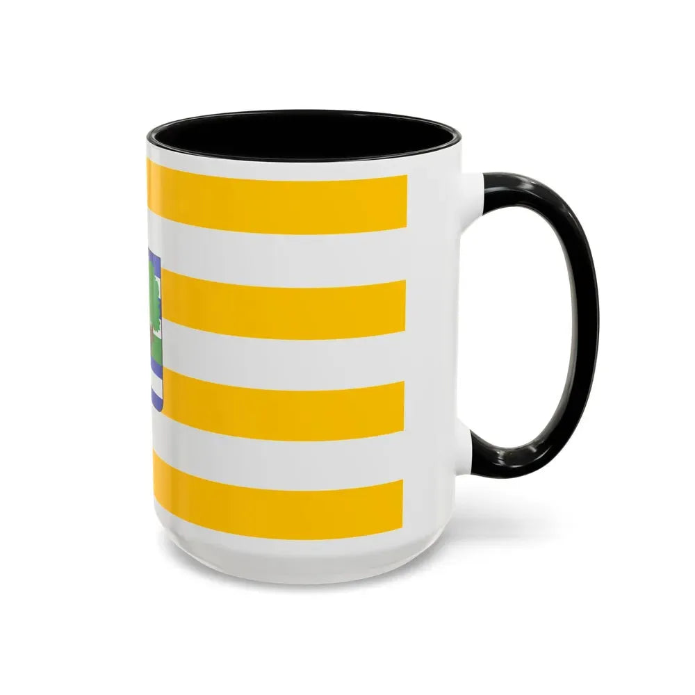 Flag of Vukovar Srijem County Croatia - Accent Coffee Mug - Go Mug Yourself