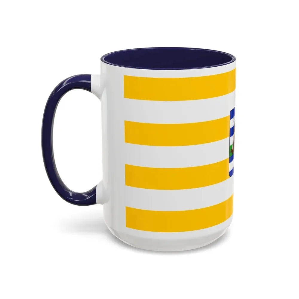 Flag of Vukovar Srijem County Croatia - Accent Coffee Mug - Go Mug Yourself