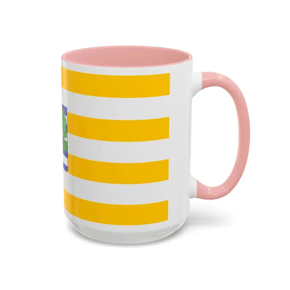 Flag of Vukovar Srijem County Croatia - Accent Coffee Mug - Go Mug Yourself