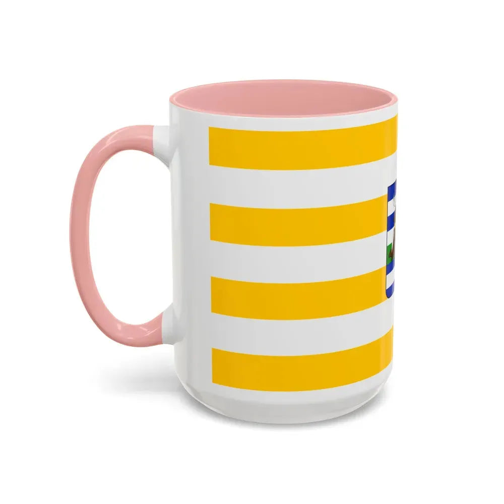 Flag of Vukovar Srijem County Croatia - Accent Coffee Mug - Go Mug Yourself