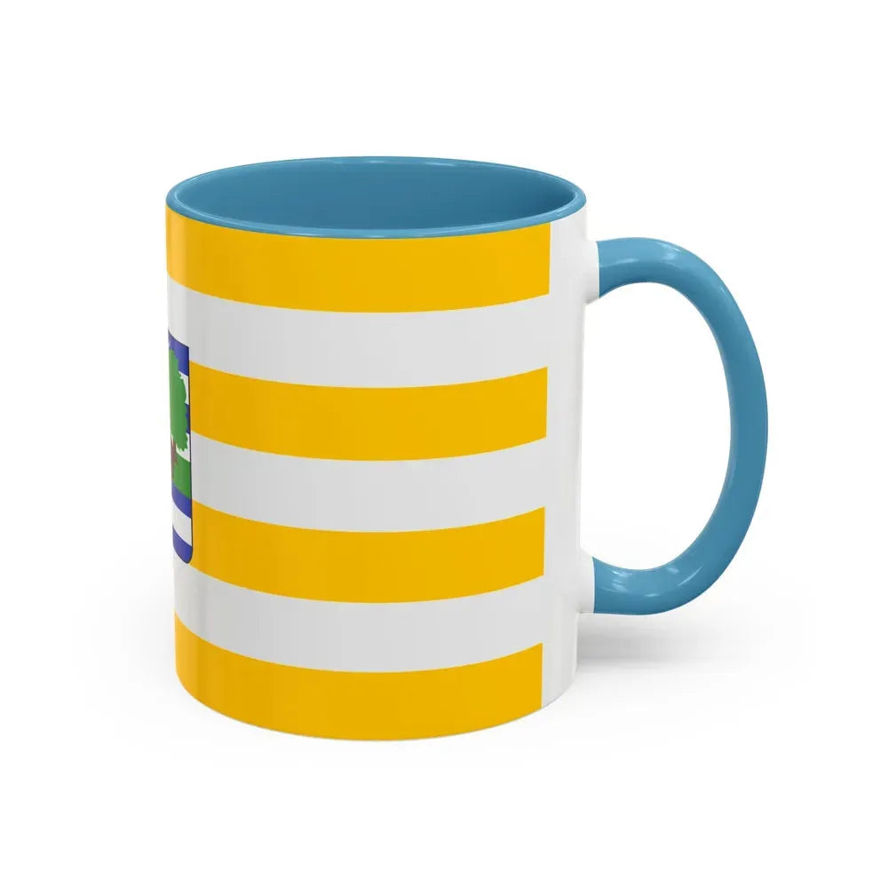 Flag of Vukovar Srijem County Croatia - Accent Coffee Mug - Go Mug Yourself