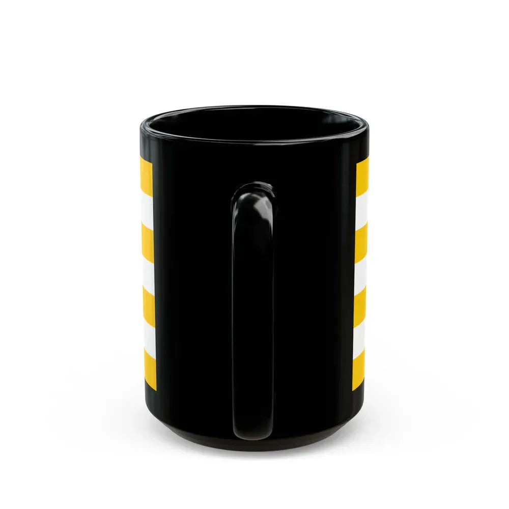 Flag of Vukovar Srijem County Croatia - Black Coffee Mug - Go Mug Yourself