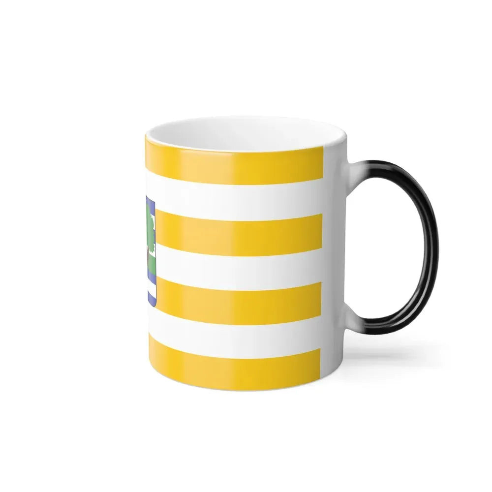 Flag of Vukovar Srijem County Croatia - Color Changing Coffee Mug - Go Mug Yourself