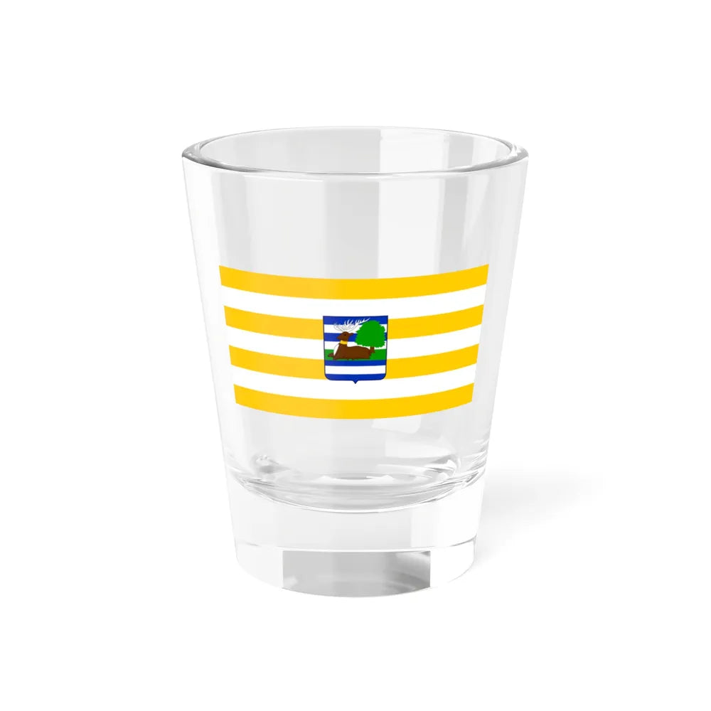 Flag of Vukovar Srijem County Croatia - Shot Glass 1.5oz 1.5oz - Go Mug Yourself