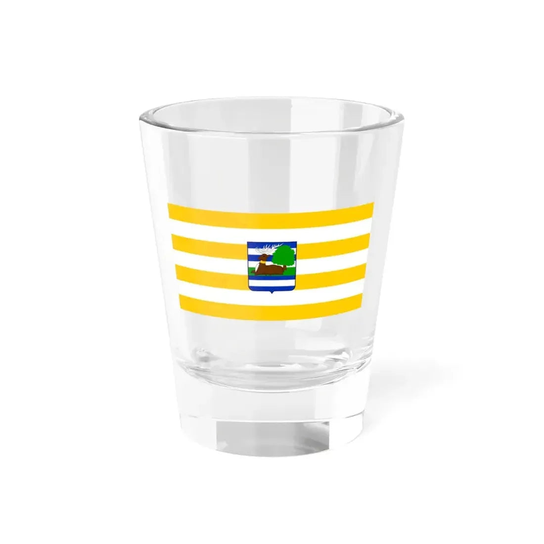 Flag of Vukovar Srijem County Croatia - Shot Glass 1.5oz 1.5oz - Go Mug Yourself
