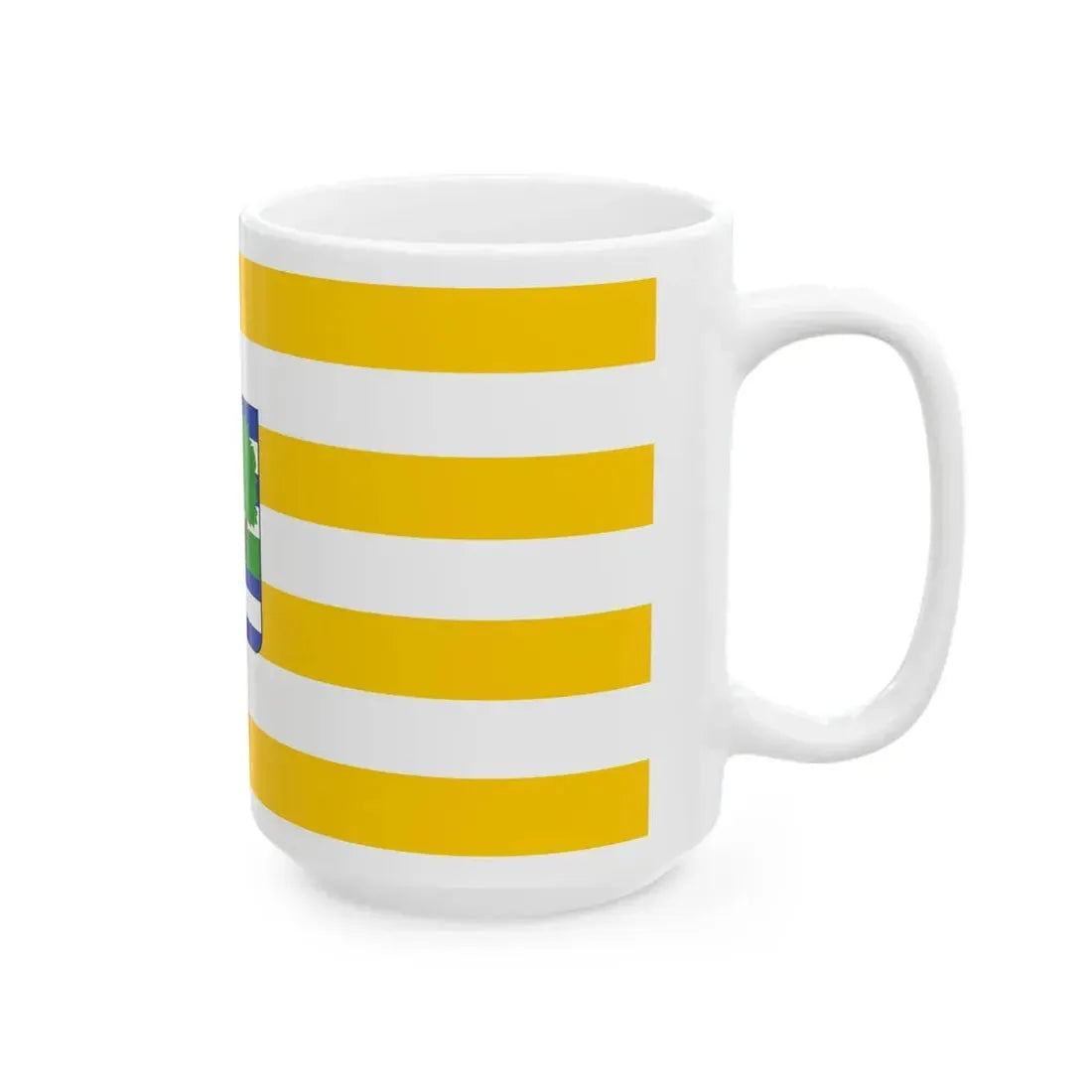 Flag of Vukovar-Syrmia County (Croatia) White Coffee Mug - Go Mug Yourself