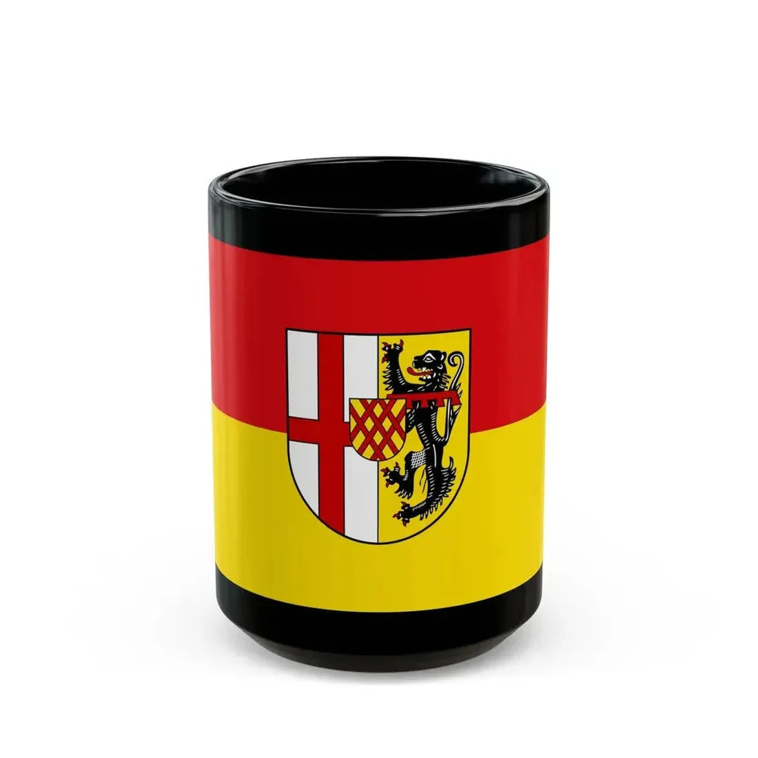 Flag of Vulkaneifel Germany - Black Coffee Mug 15oz - Go Mug Yourself